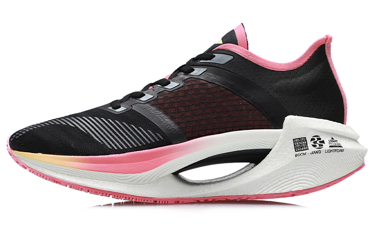 LINING Shadow Essential Running Shoes Women's Low Top Black/Pink