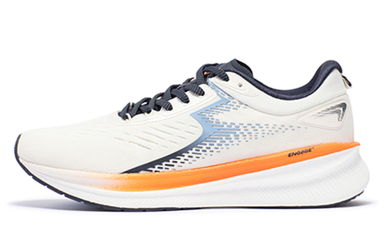 361° Centauri SE Shock Absorbers Slip Resistant Abrasion Resistant Breathable Low top Running Shoes Men's White Blue
