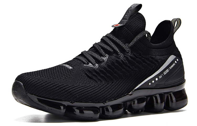 361° Cushioning Low-Top Running Shoes Men's Black купить в интернет-магазине Yoocart с быстрой доставкой по России.