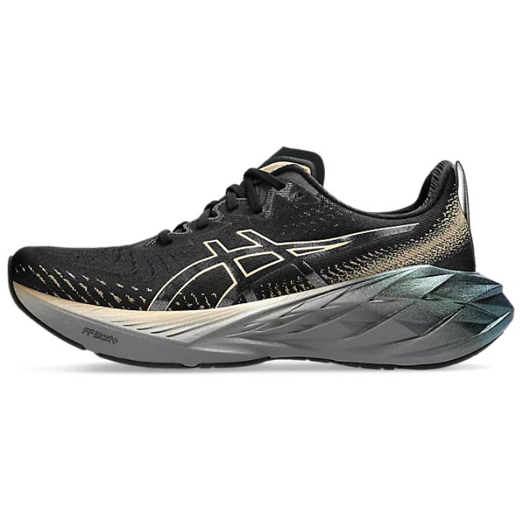 Asics Novablast 4 Platinum Black Champagne