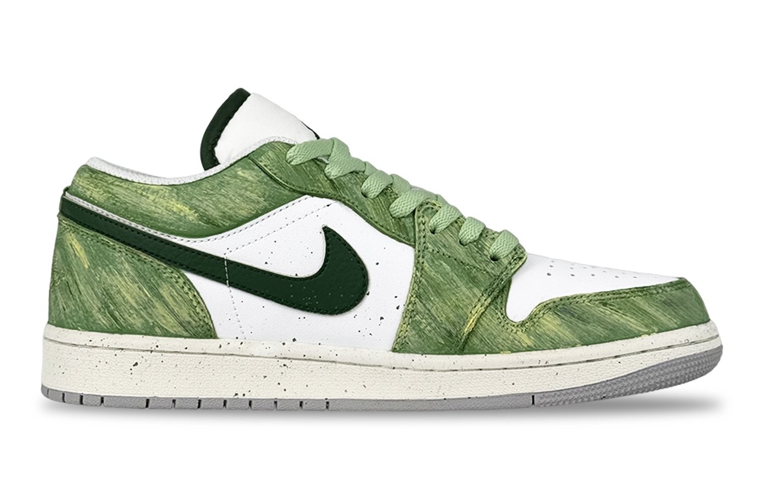 Jordan Air Jordan 1 Nine Mile Abrasion Resistant Low Top Vintage Basketball Shoes Unisex Emerald Green купить в интернет-магазине Yoocart с быстрой доставкой по России.