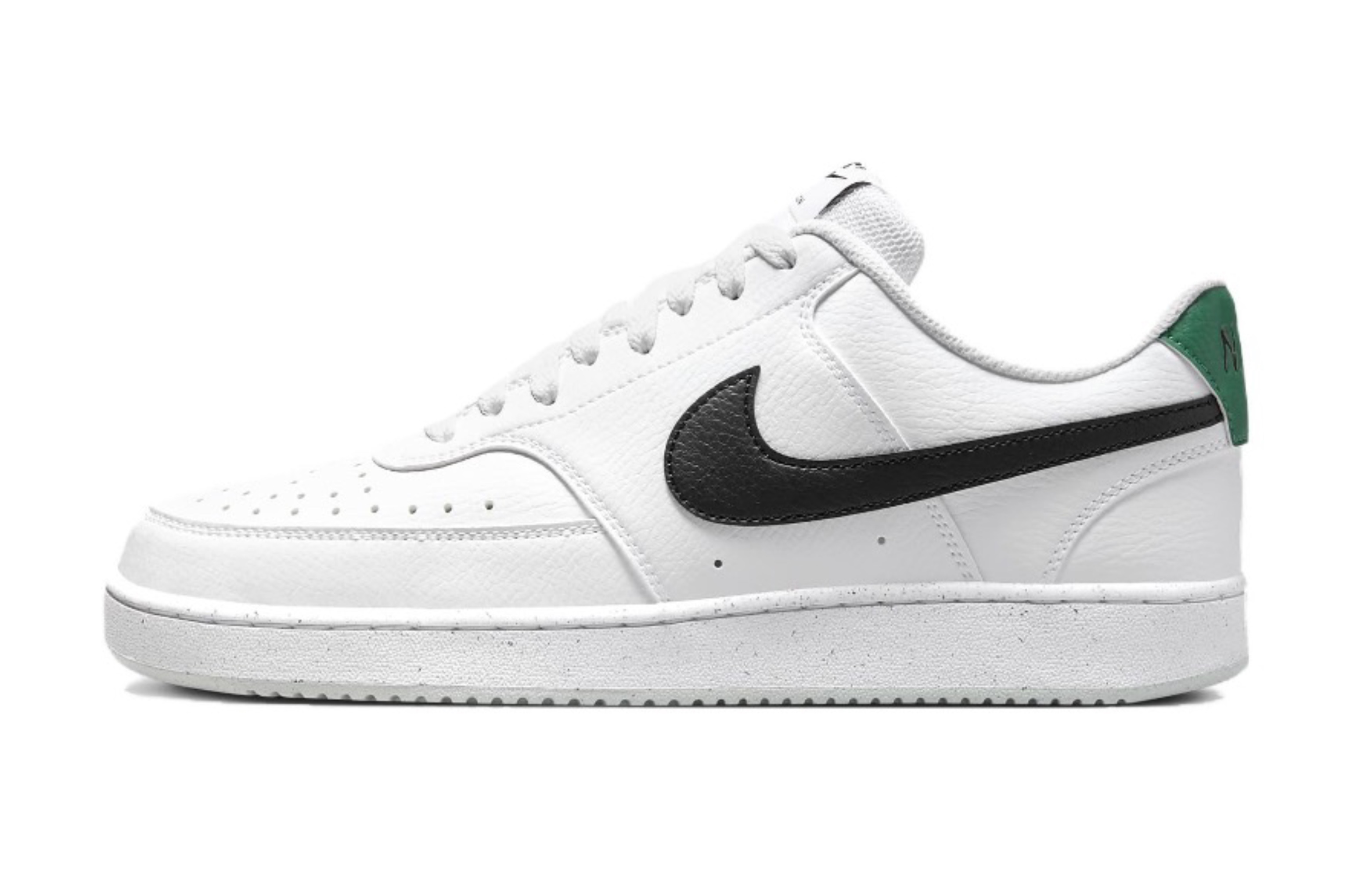 Nike Court Vision 1 Anti-Slip Wear-Resistant Low-Top Skateboard Shoes Men's Black White купить в интернет-магазине Yoocart с быстрой доставкой по России.