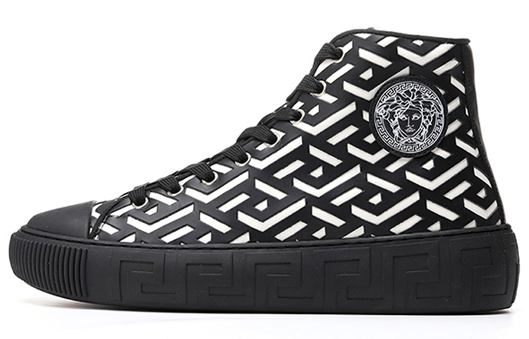 VERSACE Casual Shoes Men High-Top Black