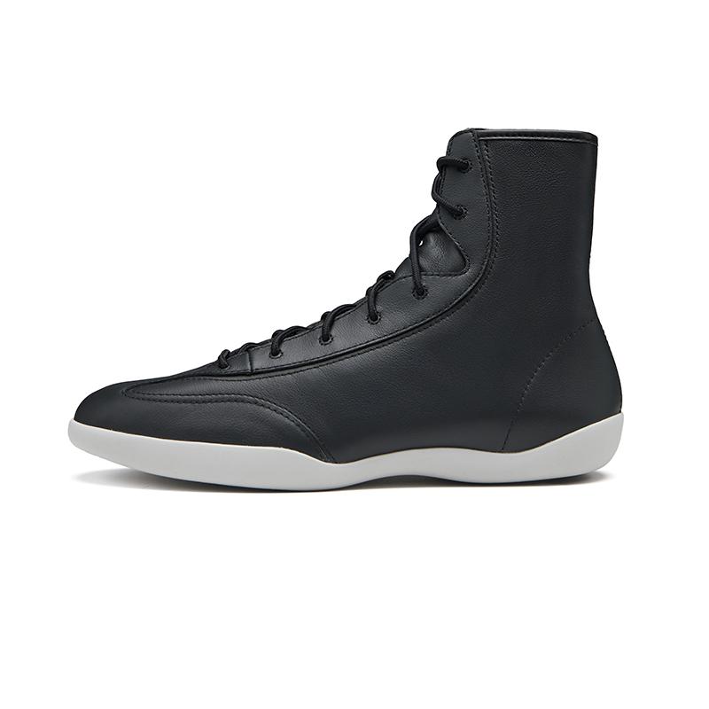 EQLZ EQUALIZER Anti-Slip Wear-Resistant High-Top Vintage Basketball Shoes Unisex Phantom Black