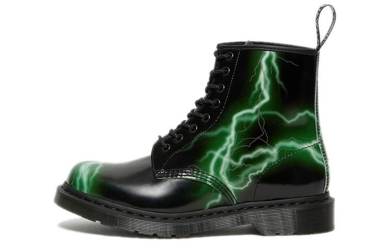Dr. Martens Unisex 1460 Martin Boots Black/Green
