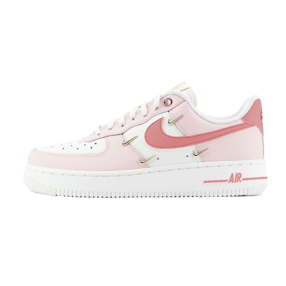 Nike Air Force 1 '07LX Abrasion Resistant Low Top Skateboard Shoes Unisex Pink White
