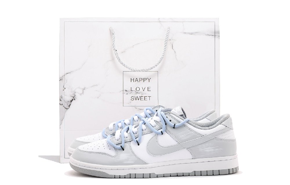 Nike Dunk Coverage Abrasion Resistant Low Top Skateboard Shoes Unisex Sky Blue