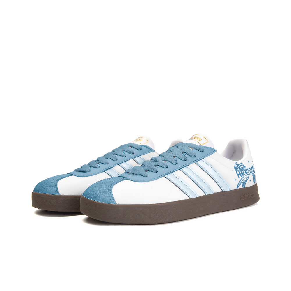 Adidas Neo VL Court 2.0 Cushioning Low Top Skateboard Shoes Unisex Sky Blue