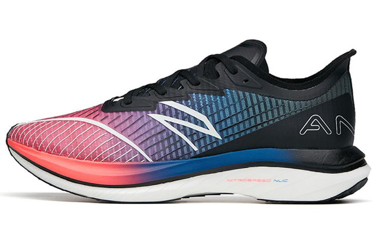 ANTA C202 GT Running Shoes Men's Low top ANTA Black/Neon Pink/Soaring Blue