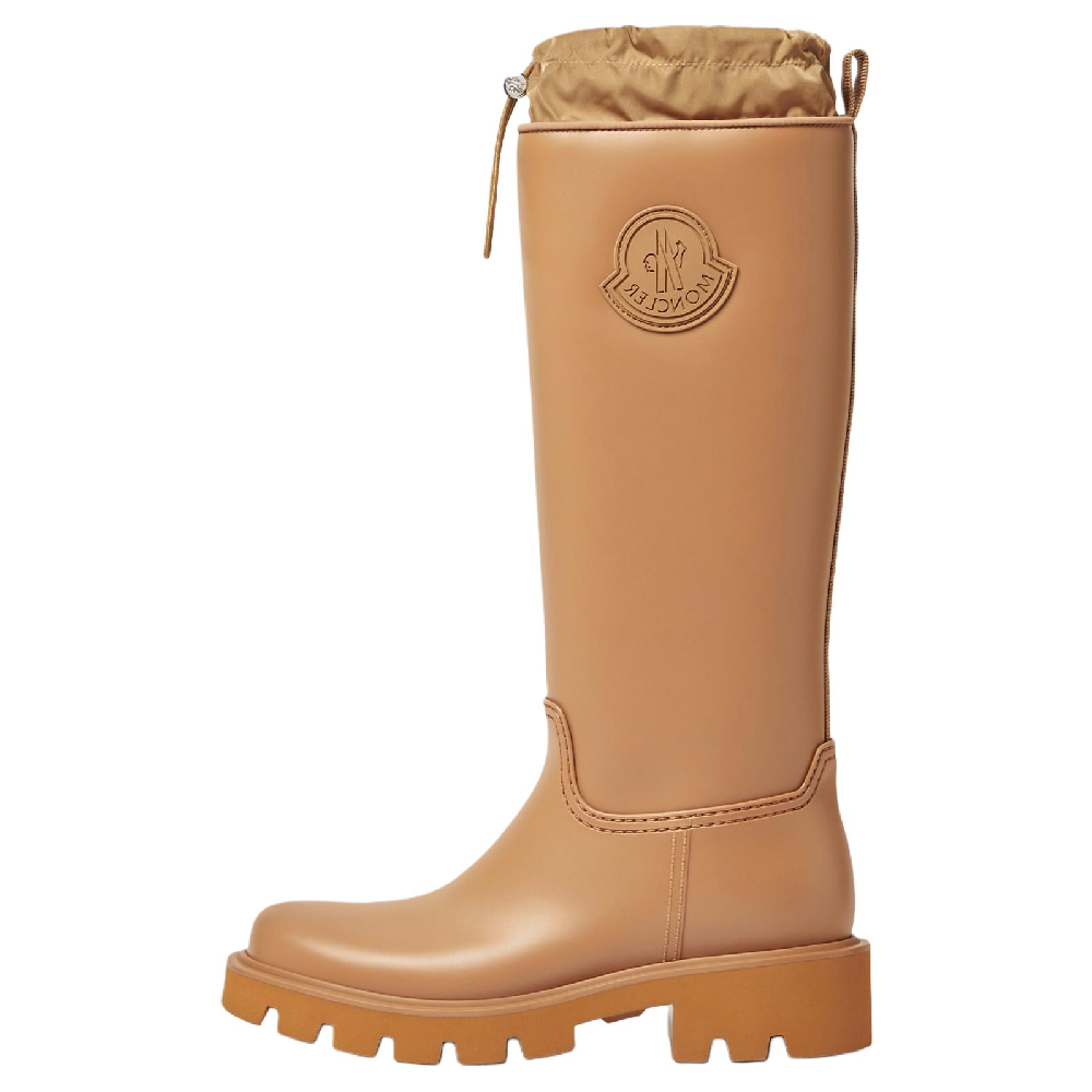 Moncler Kickstream Water-Resistant Rain Boots Women's Brown
