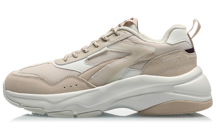 LiNing Low Top Running Shoes Women's Beige