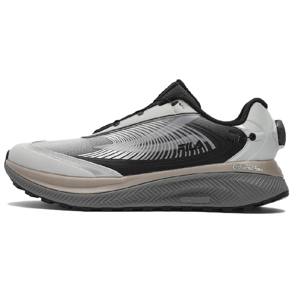 FILA BOA WOLF Low Top Running Shoes Men's Black Gray