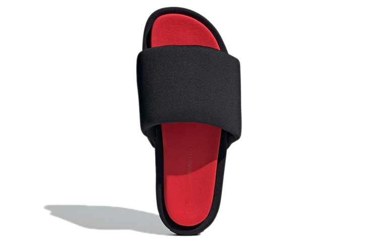 Y 3 Slide Black Red