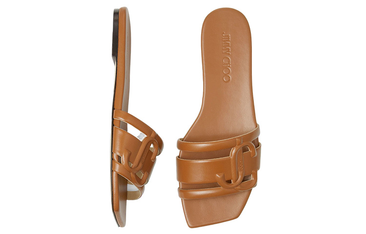 Jimmy Choo Slide Slippers Women's Tawny