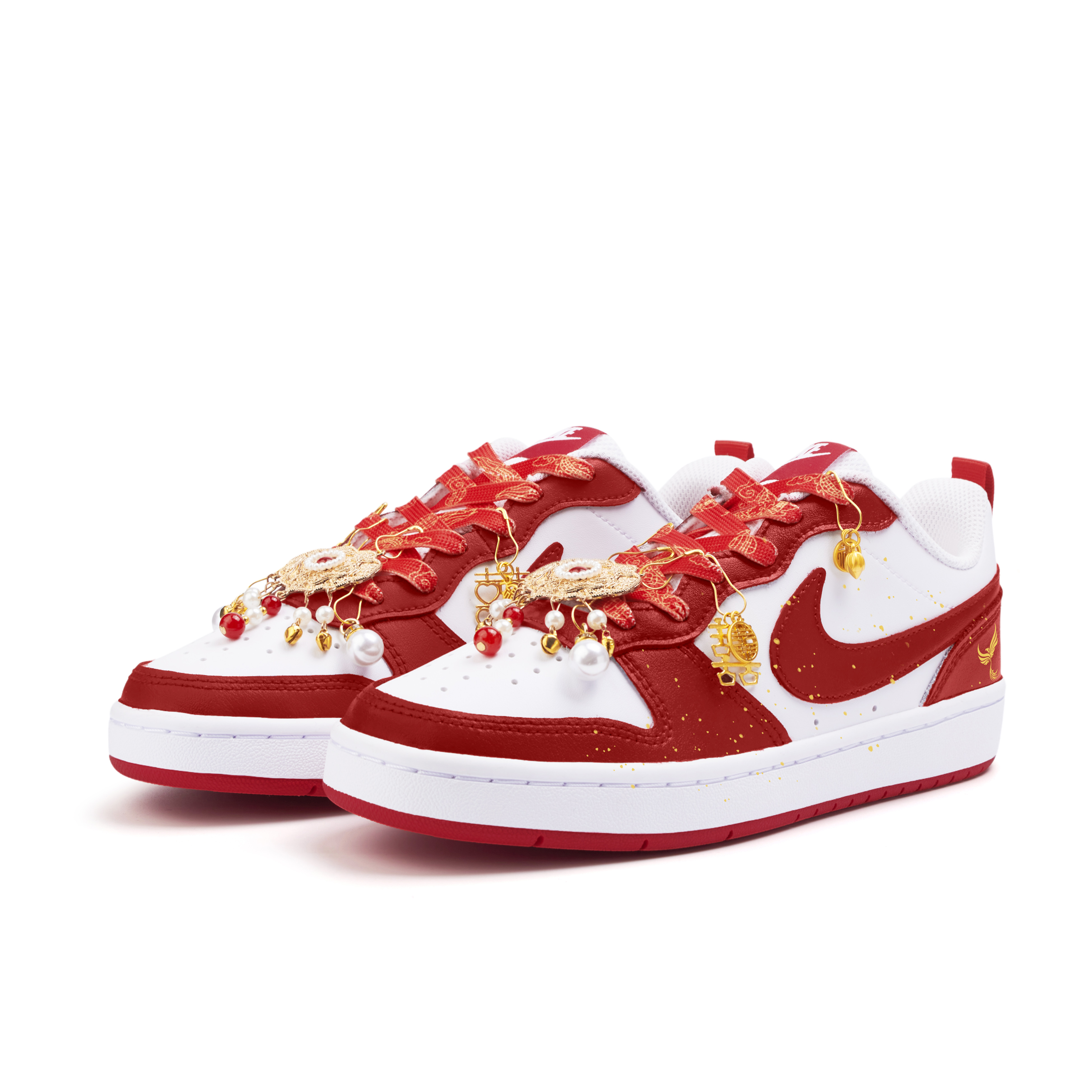 Nike Court Borough Cushioning, Wear Resistant Low Top Skateboard Shoes Women's Red купить в интернет-магазине Yoocart с быстрой доставкой по России.