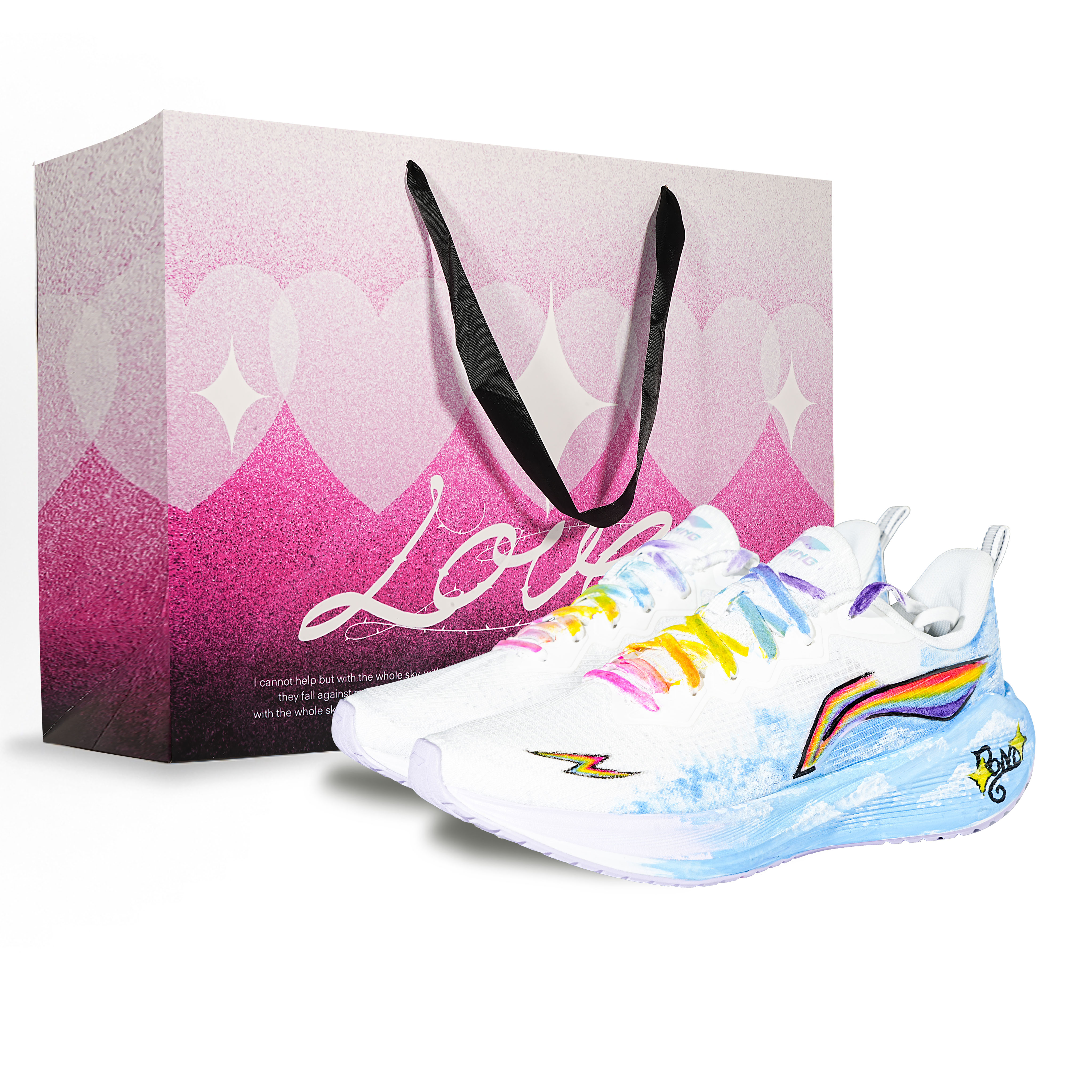 LiNing Wuyue Low top Casual City Commute Running Shoes Women's White Blue купить в интернет-магазине Yoocart с быстрой доставкой по России.