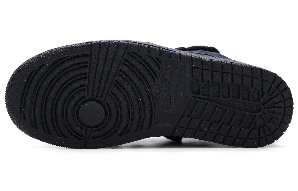 Jordan Air Jordan 1 Slip-Resistant Low-Top Vintage Basketball Shoes Men's Blue Black