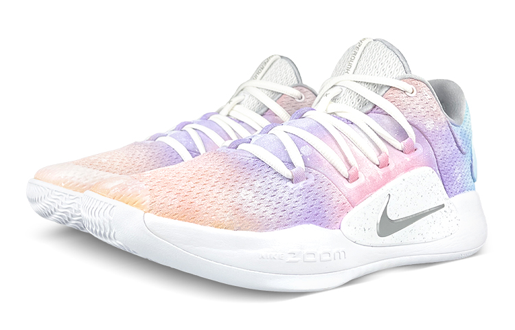 Nike Hyperdunk X Anti-Slip Wear-Resistant Low-Top Performance Basketball Shoes Men's White Blue Pink купить в интернет-магазине Yoocart с быстрой доставкой по России.