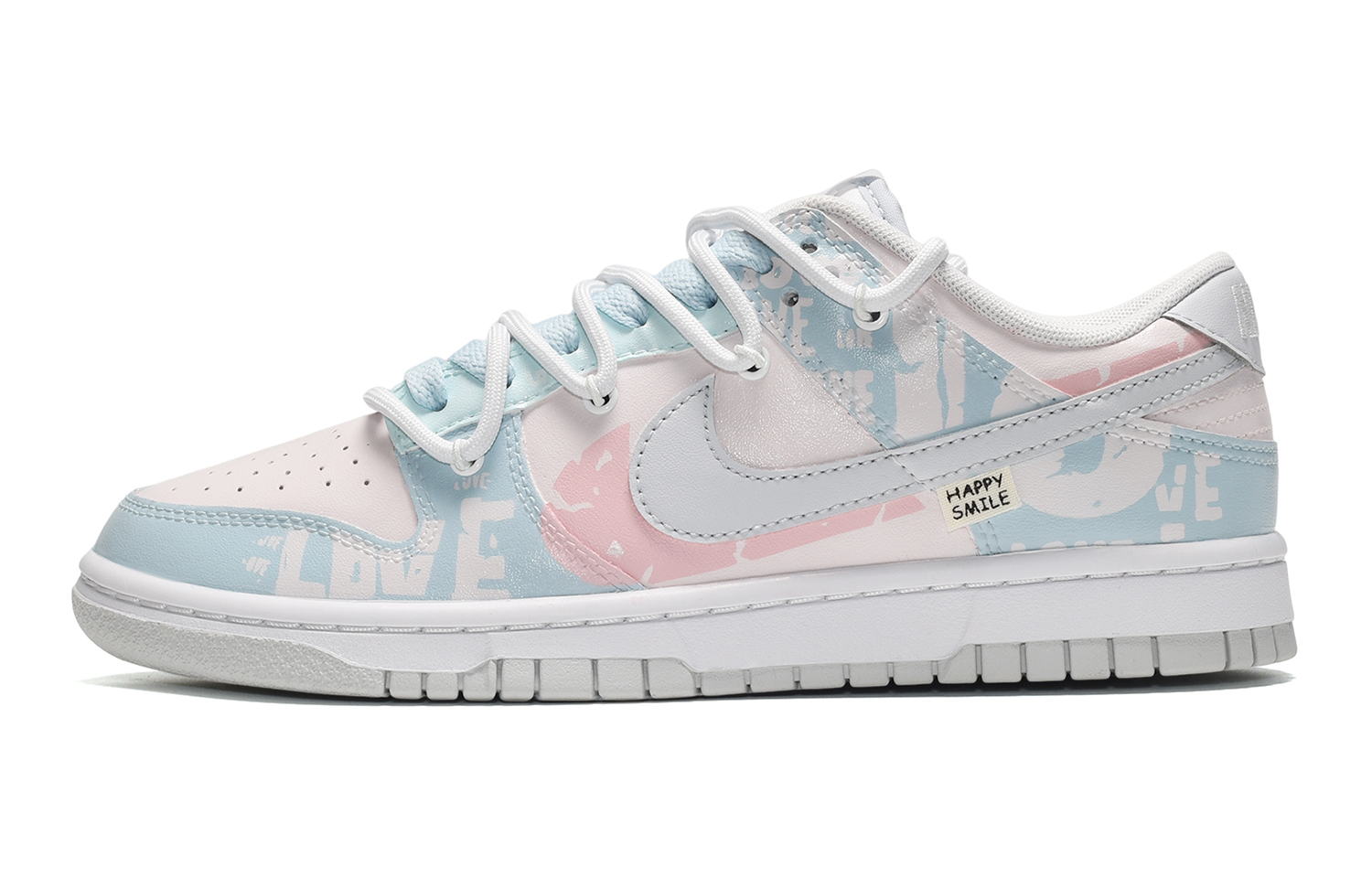 Nike Dunk Skateboard Shoes Women's Low-Top Pink Blue купить в интернет-магазине Yoocart с быстрой доставкой по России.