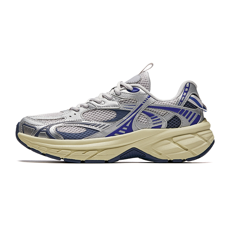 Anta Low-Top Casual Running Shoes Women's Gray Silver