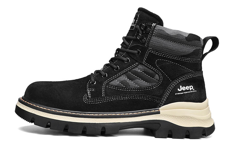 Jeep Short Martin Boot Men's Black