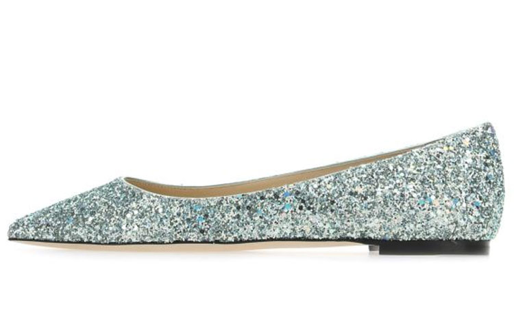 Jimmy Choo ROMY Flat Shoes Women's Mint Green