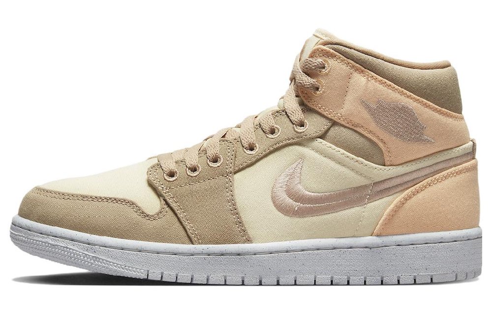 JORDAN 1 Mid Se Canvas Khaki Women's