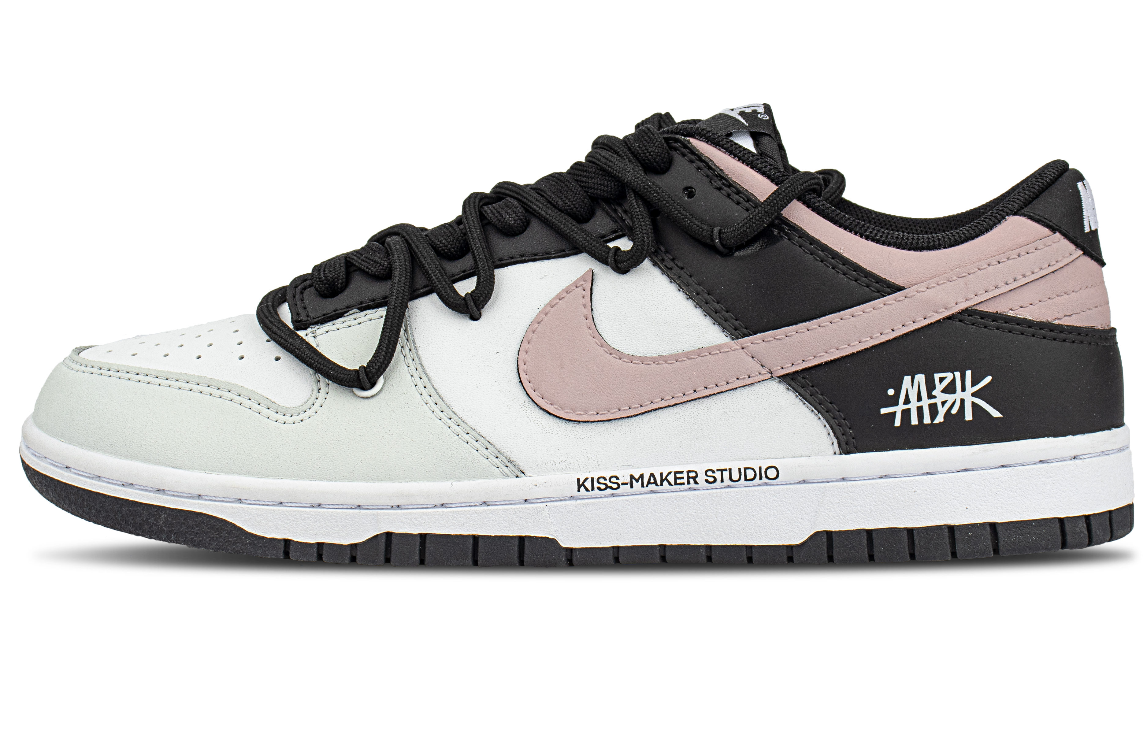 Nike Coverage Low top [Custom Shoes]Nike Dunk Retro Darwin's Love Unisex Black Pink