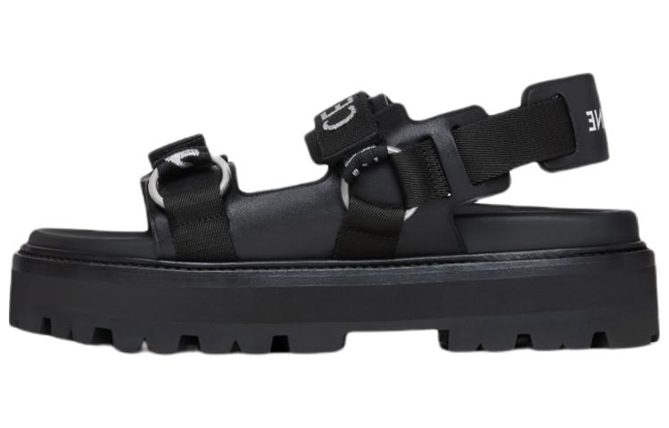 CELINE One Strap Sandals Women's Black