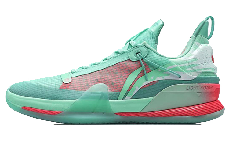 LINING Speed 7 Basketball Shoes Men's Low top Neon Green