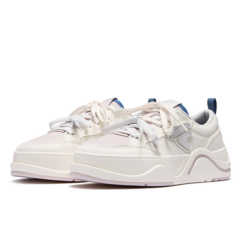 FILA FUSION 50 DX II CVS Shock Absorbers Low Top Skateboard Shoes Women's Milk White