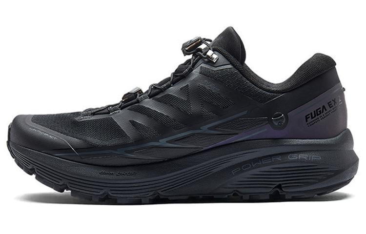 KAILAS FUGA EX2 Slip Resistant, Abrasion Resistant, Breathable Coverage Low Top Running Shoes Men's Ink Black
