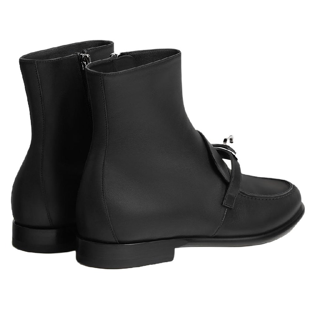 HERMES Kelsy Ankle Boots Women's Black