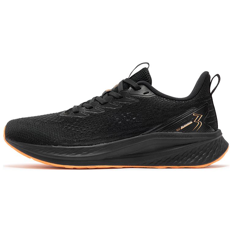361° Abrasion Resistant Slip Resistant Low Top Running Shoes Men's Black