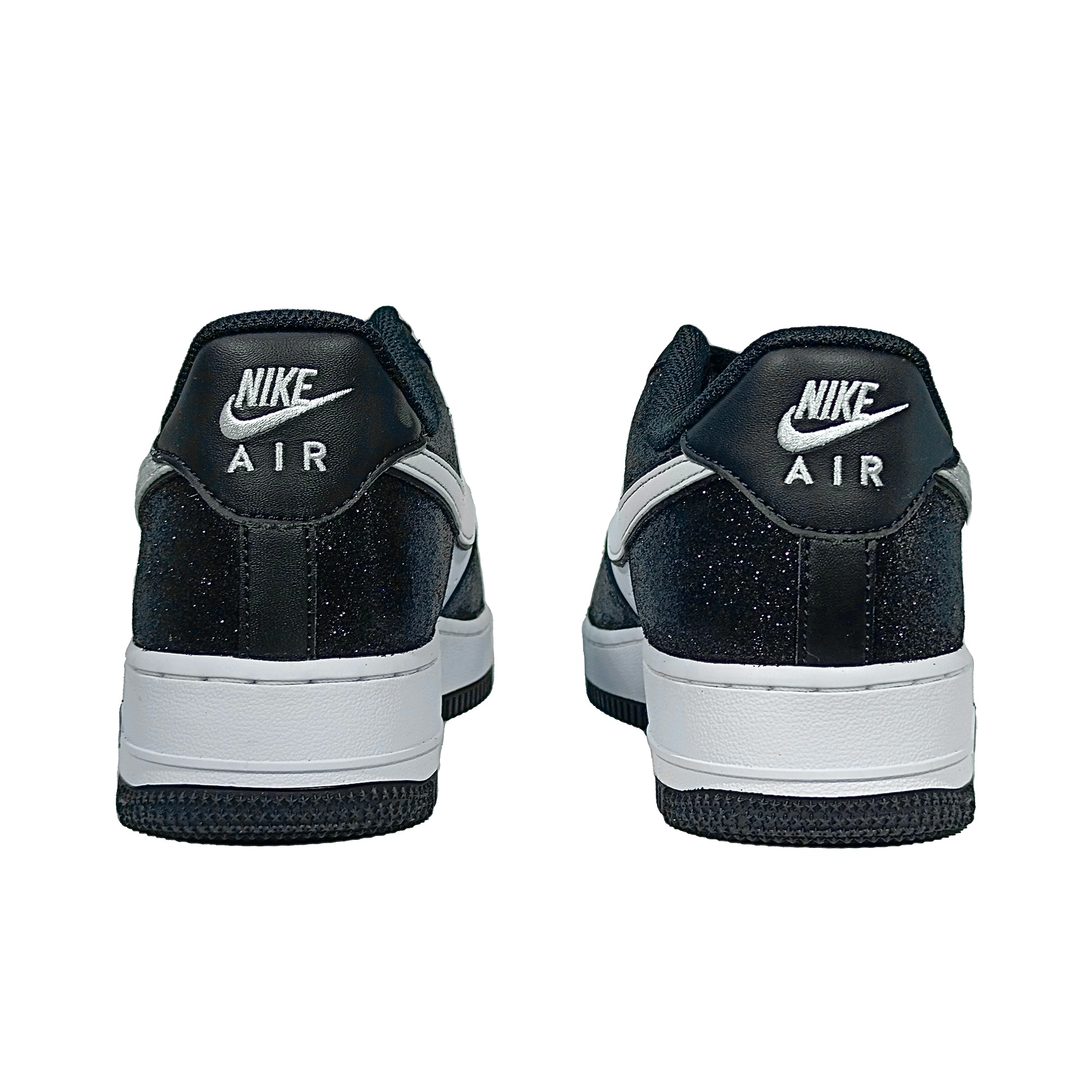 Nike Air Force 1 Lightweight Anti-Slip Low-Top Skateboard Shoes Unisex Black White