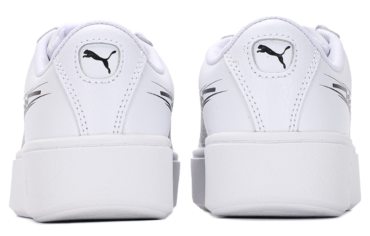 PUMA Vikky Stacked L Sketch Sneakers White/Black Women's