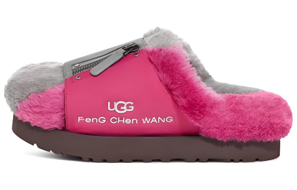 Feng Chen Wang x UGG Slippers Women's Pink Gray