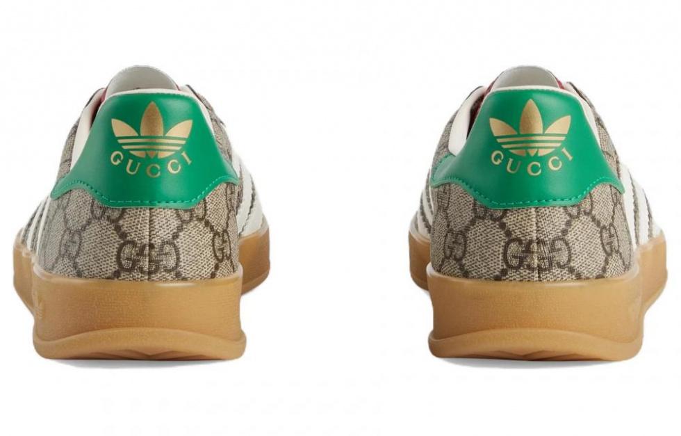 Adidas Originals x GUCCI GAZELLE Stylish Skateboarding Shoes Men's Ebony купить в интернет-магазине Yoocart с быстрой доставкой по России.