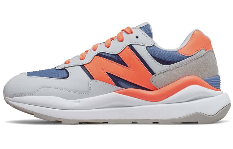 New Balance 57/40 White Orange Stellar Blue Women's