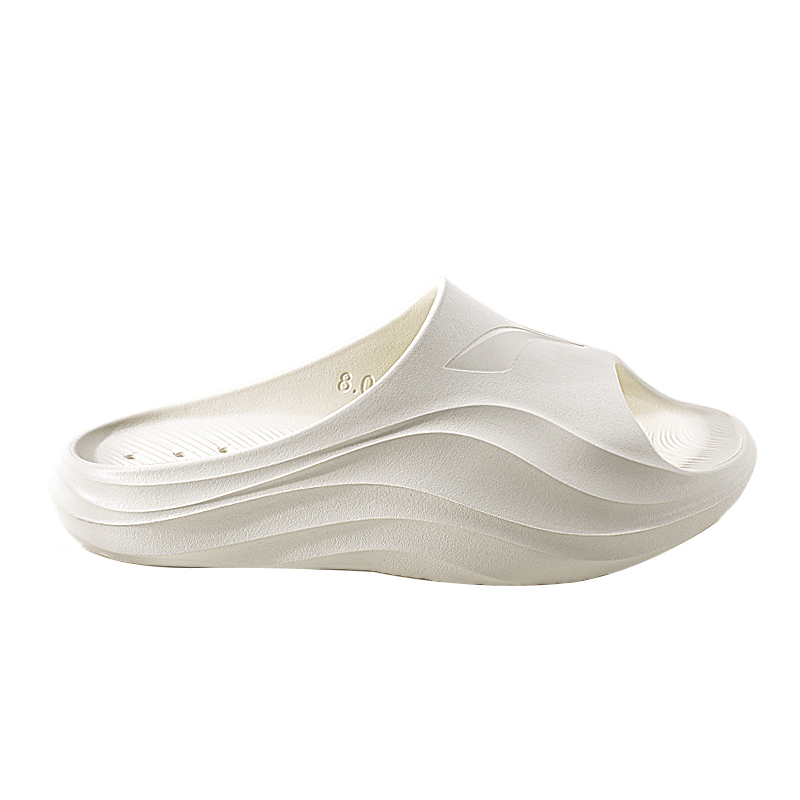 LiNing Abrasion Resistant Cushioning Slip Resistant Slide Slippers Unisex Ecru купить в интернет-магазине Yoocart с быстрой доставкой по России.