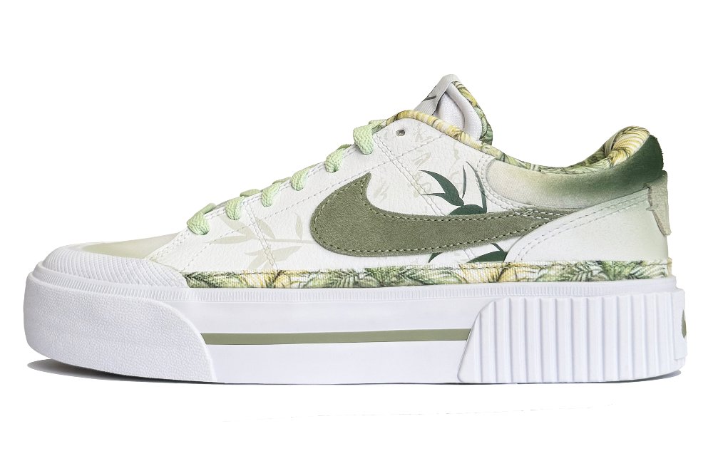 Nike Court Legacy Vanilla Soft Breeze Lightweight Low-Top Skateboard Shoes Women's White Green