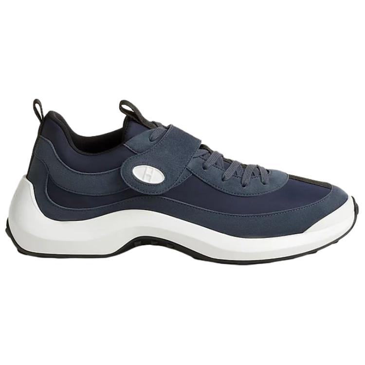 HERMES Loop Low top Casual Shoes Men's Blue