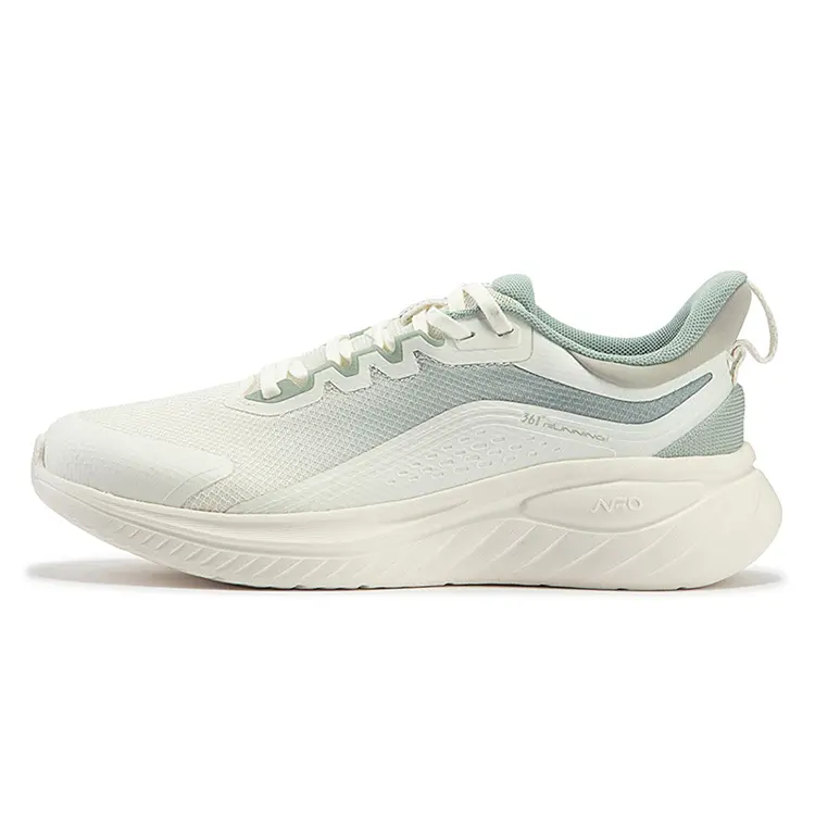 361° Anti Slip Wear Resistant Low Top Running Shoes Women's Light Smoke Green