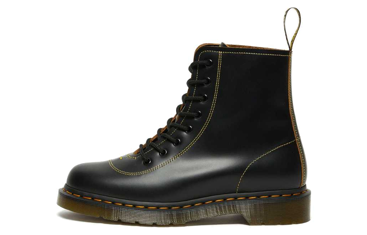 Dr. Martens Pharamond Vintage Smooth Leather Ankle Boots 'Black'