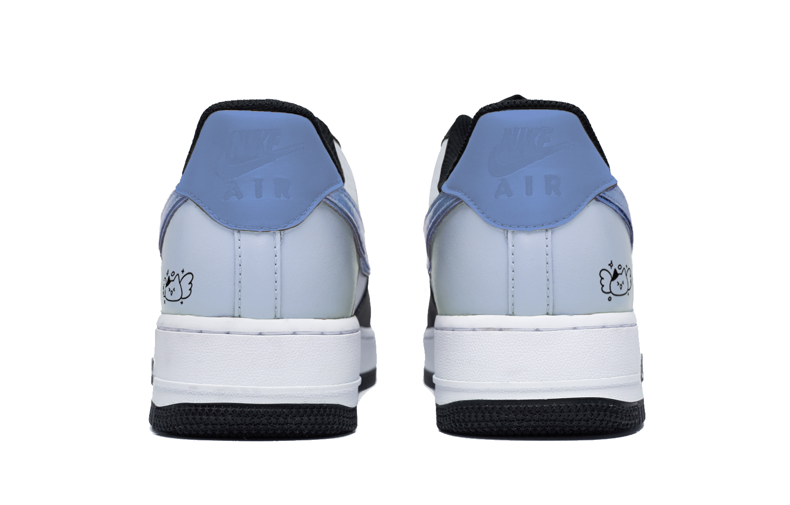 Nike Air Force 1 Puppy Fragment Low Top Skateboard Shoes Men's White Blue купить в интернет-магазине Yoocart с быстрой доставкой по России.