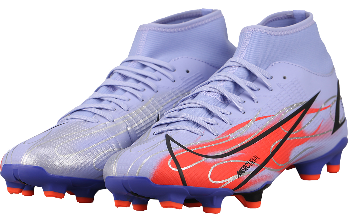Nike Mercurial Superfly 8 Mg Kylian Mbappe Flames Purple Red Sole купить в интернет-магазине Yoocart с быстрой доставкой по России.
