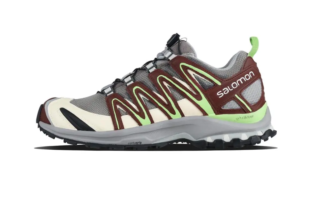 SALOMON XA PRO 3D Cushioning Low top Running Shoes Unisex Brown Green