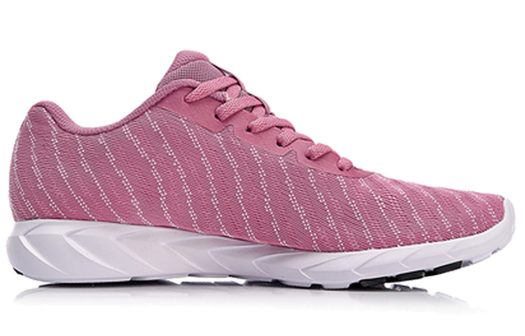 LiNing Breathable Low Top Running Shoes Women's Dark Rosy Red