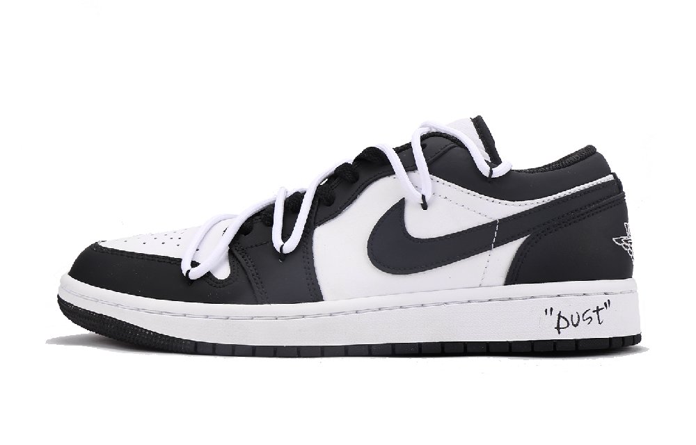 Jordan Air Jordan 1 Low-Top Vintage Basketball Shoes Men's Black White