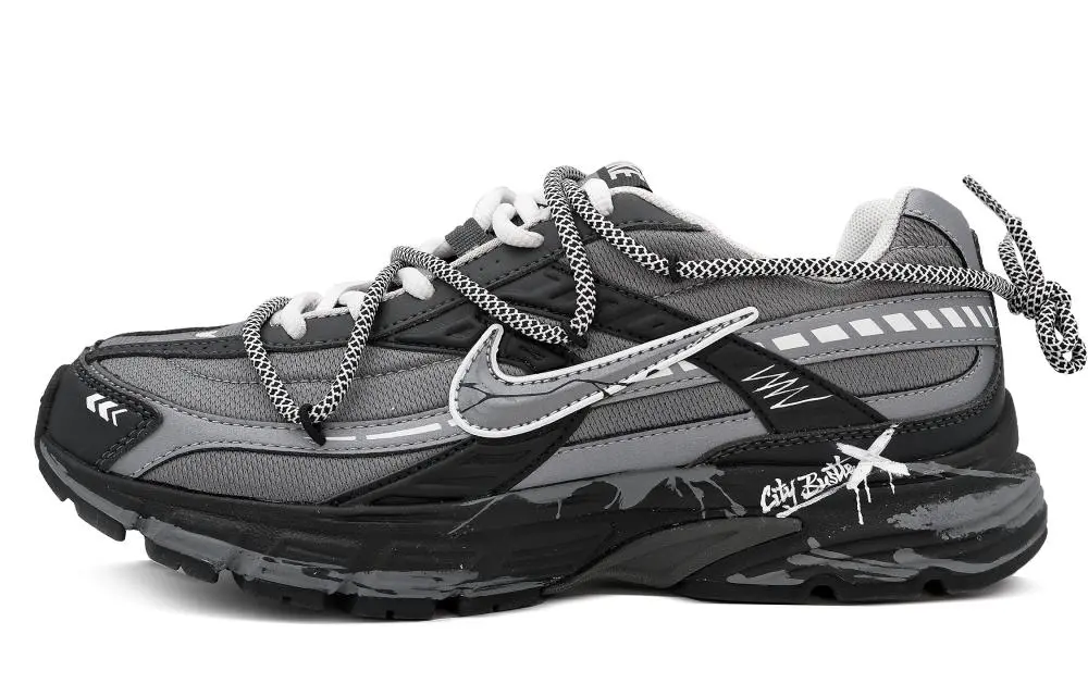 Nike Initiator Abrasion Resistant Low top Running Shoes Unisex Black